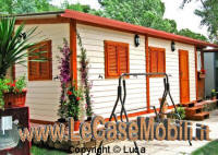 Casette in legno, Case Mobili, Preingessi Roulotte, Tettoie, Pedane, Coperture Verande